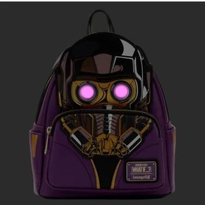 Mini mochila iluminada exclusiva de Loungefly NYCC, What If... Star-Lord T’challa - Imagen 1 de 7