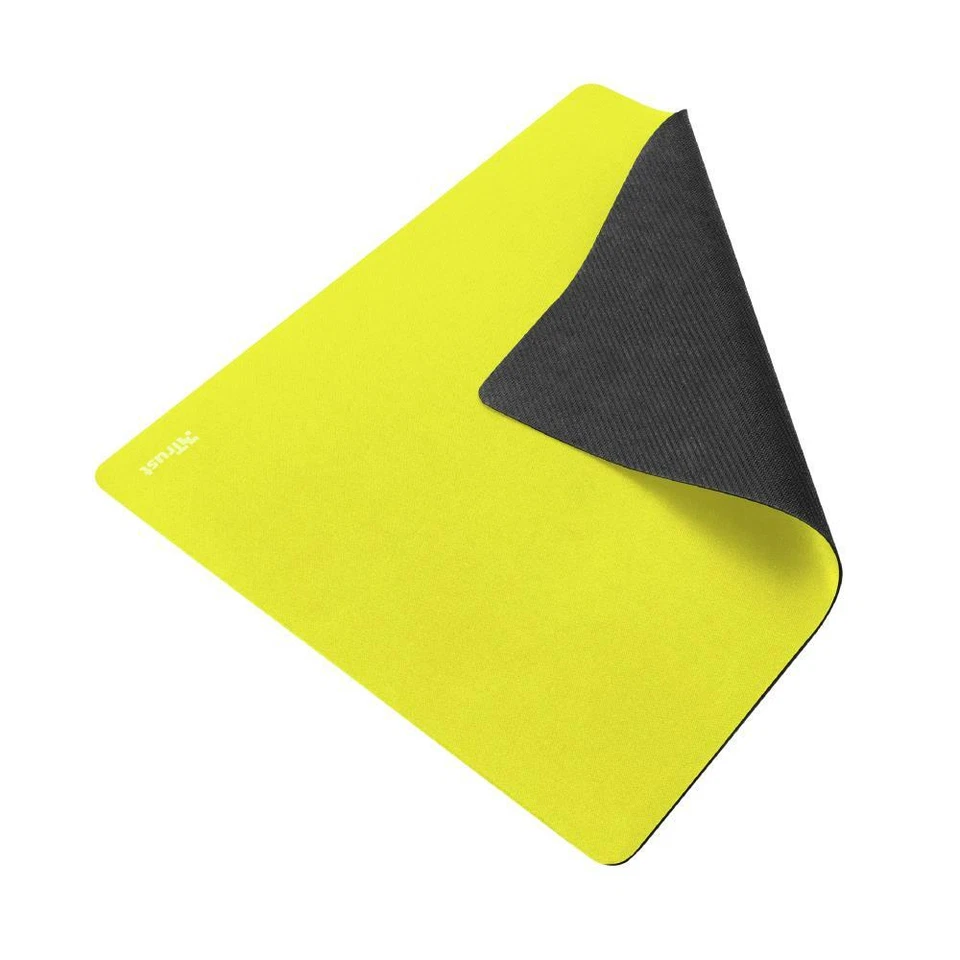 TRUST - MOUSE PAD GIALLO 250x210 mm TAPPETINO IN GOMMA ANTISCIVOLO  22760 - Immagine 1 di 1