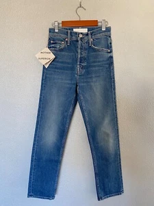 NWT Mother Superior The Tomcat in Kneeling On Stones Straight Crop Jeans, Sz 23 - Picture 1 of 6
