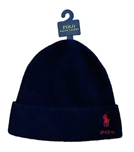 Polo Ralph Lauren uomo berretto teschio nero rosso polo pony con polsini nuovo con etichetta - Foto 1 di 1