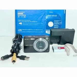 Sony Cyber-shot DSC-W120 Black Compact Digital Camera Tested w/ Accessories JP - Picture 1 of 9