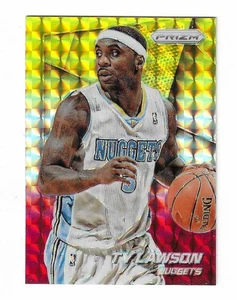 2014-15 Panini Prizm Yellow White Red Prizm Ty Lawson Parallel Card #94 - Picture 1 of 2