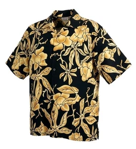 Hawaiian Vintage Collection Button Up Shirt Short Sleeve Pocket Floral Mens M - Picture 1 of 8