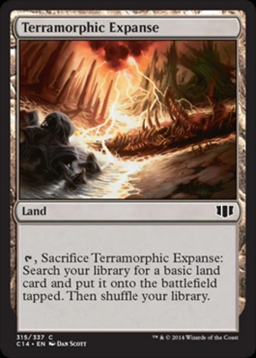 Terramorphic Expanse - Medium Play MTG Commander 2014 Edition - Image 1 of 1
