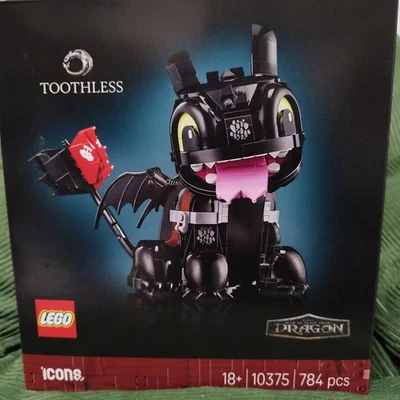 LEGO Icons #10375 How to Train Your Dragon: Toothless 2025 New Sealed 784 Pcs - Image 1 of 2
