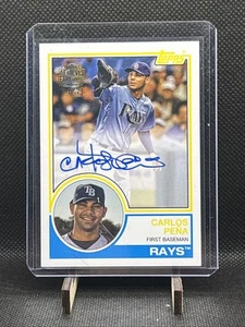 Carlos Pena 2022 Topps Archives Fan Favorites Auto Tampa Bay Rays #83FF-CP - Picture 1 of 2