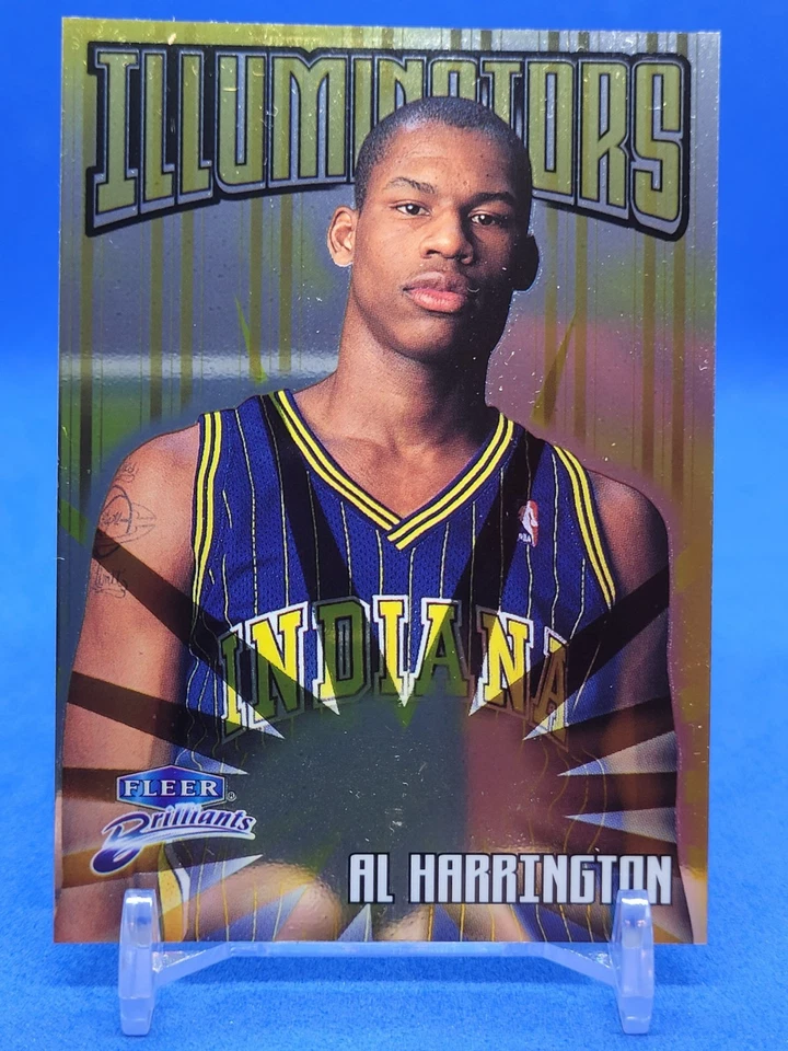 1998-99 Fleer Brilliants Illuminators Al Harrington #15I Rookie RC - Image 1 of 2