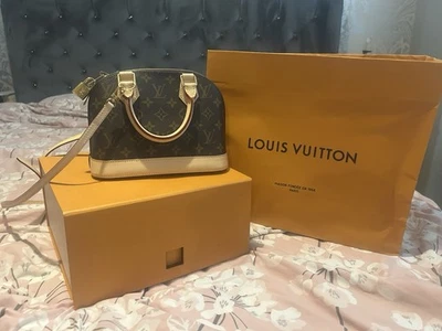 Louis Vuitton Alma Monogram Shoulder Bag BB Brown Canvas - Image 1 of 4