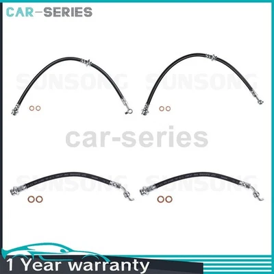 Manguera de línea de freno delantero trasero Sunsong para Nissan Máxima 2016 2017 Foto 1 de 4