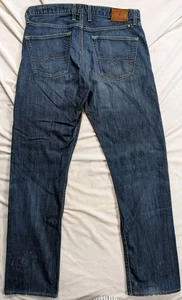 Lucky Brand 121 Heritage Slim Button Fly Selvedge Jeans Medium Wash Blau Herren 34x32 - Bild 1 von 16