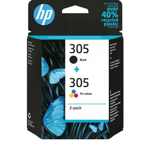 Inktcartridge hp 6zd17ae 305 zwart + 3 kleuren - Afbeelding 1 van 1