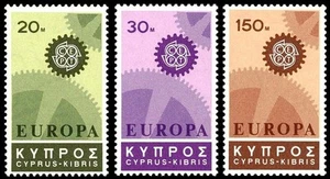 CIPRO 1967 Europa 3v MNH** - Foto 1 di 1