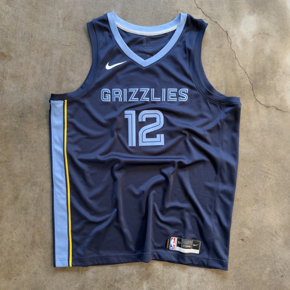 Nike Memphis Grizzlies Ja Morant #12 NBA Basketball Jersey Men Sz 52 (XL) Blue - Image 1 of 4