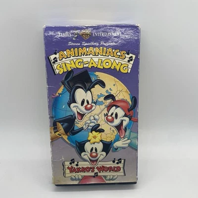 Animaniacs - Yakkos World: An Animaniac Singalong (VHS, 1994) Spielberg Tested - Image 1 of 4