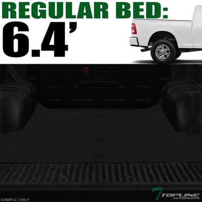 TLAPS For 2019-2024 Dodge Ram 2500 3500 6.4' Rubber Truck Bed Trunk Mat Liner v2 - Image 1 of 4