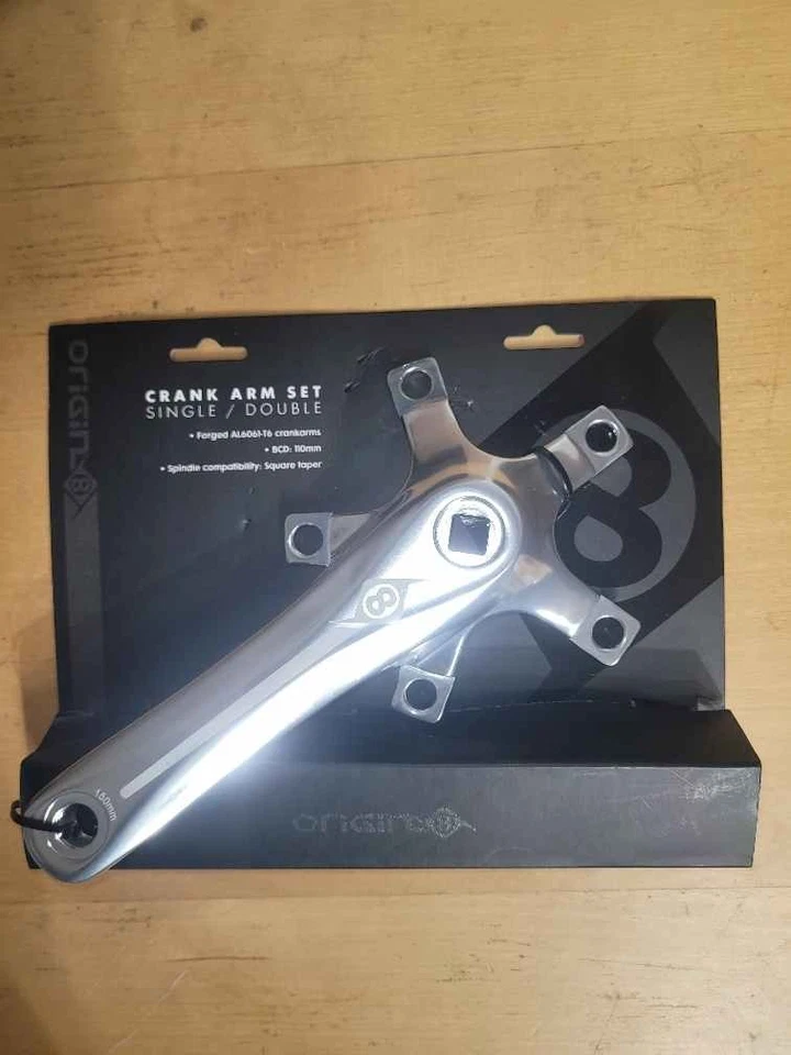 Orygin8 150mm crank set 110BCD Single Double Part # 21893 - Image 1 of 1