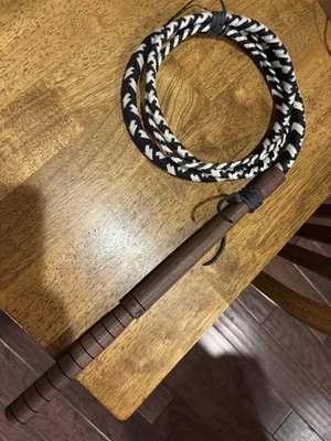 6 Foot Florida Cow Whip Bullwhip Cowwhip Bull - Image 1 of 4