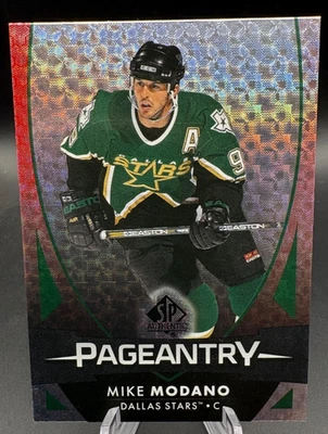 2023-24 SP Authentic MIKE MODANO Pageantry Red #P-54 1:10 - Image 1 of 3