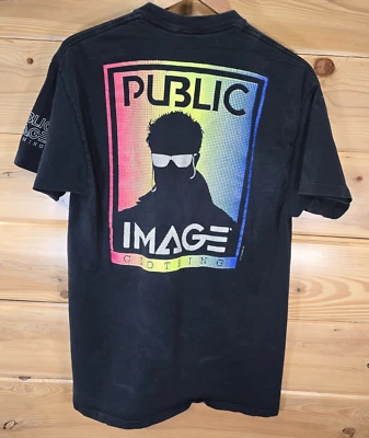 VTG Public Image T Shirt Men Large Thrashed Punk Streetwear Beach Surf Skate 90s - Image 1 of 4
