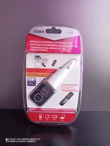 COBY Wireless Car Digital FM Transmitter - Picture 1 of 4