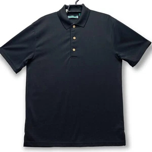 Cubavera Hemd Herren Small schwarz kurzarm leichtes Polo - Bild 1 von 7