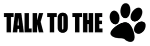Talk to the Paw Vinyl Decal, Bumper Sticker, Car, Truck, Windows, Outdoors, etc. - Picture 1 of 5