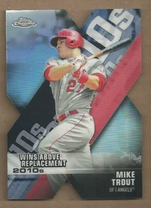 2020 Topps Chrome - Decade of Dominance Die-Cuts Mike Trout #DOD-1 - Picture 1 of 2
