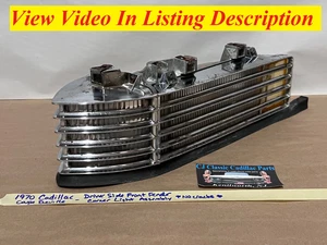 1970 Cadillac Deville LEFT SIDE FRONT CORNER TURN SIGNAL PARK MARKER LIGHT LENS - Picture 1 of 12