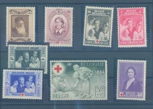 BELGIUM 1939 red cross full MNH set (CV $46 EUR42) - Picture 1 of 1