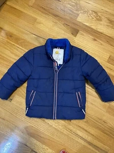 Boden Winter coat 3-4y 3-4 Year 3T 4T Coat Blue - Some Dirt Spots (pix) - Picture 1 of 9