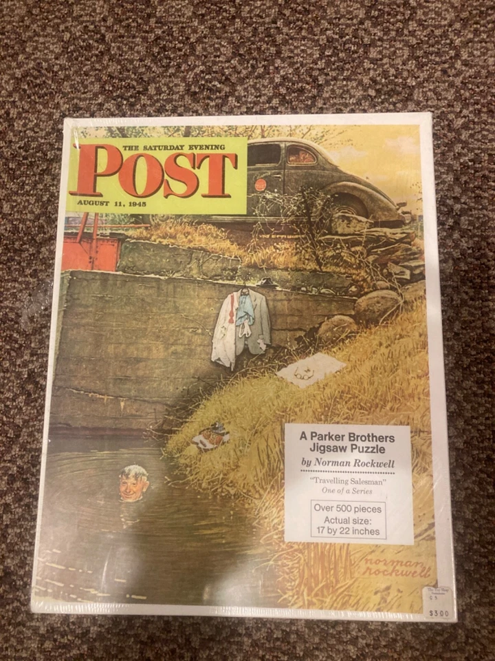 Nuevo rompecabezas Parker Brothers "Vendedor viajero" 500 piezas sellado vintage Foto 1 de 1