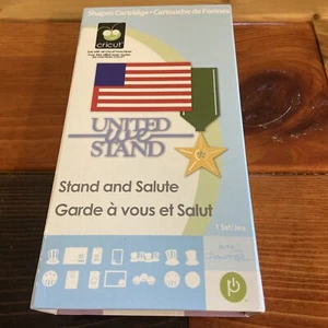 Cricut Stand + Salute Set Shapes Cartridge United We Stand 2009 Crafting 29-0961 - Picture 1 of 6