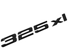 For 325Xi Car Rear Sticker Trunk Emblem Boot Back Logo Letters Gloss Black