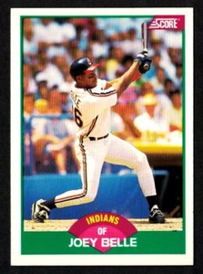 1989 SCORE ROOKIE & TRADED XRC #106T JOEY BELLE -CLEVELAND INDIANS- ROOKIE CARD - Picture 1 of 2