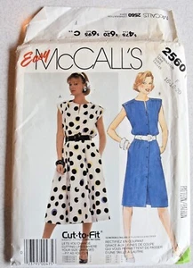 McCall's Pattern #2560 Uncut Sleeveless Flared Dress Multi-Sizes 16-18-20  - Picture 1 of 6