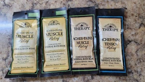 Village Naturals Therapy Schmerzen Muskellinderung Bad Einweichen 4er Pack - Bild 1 von 4
