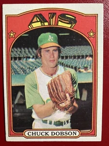 1972 Topps - #523 Chuck Dobson - Picture 1 of 2