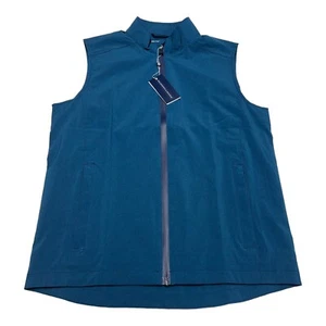 NWT Mens Holderness & Bourne The Conrad Vest Dry Luxe Performance Teal Blue Sz S - Picture 1 of 7