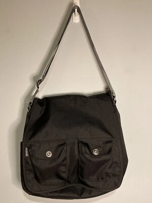 Columbia Sportswear 黑色单肩包邮差包,带可调肩带! — 第 1/4 张图片