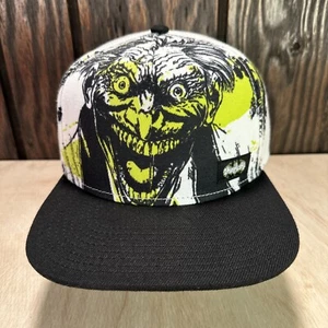 Gorra El Joker Snapback Neón Lima Blanco Negro DC Comics Boceto Ha ha ha Logo - Imagen 1 de 14