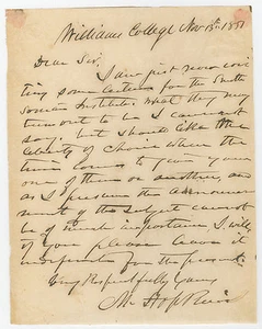 Mark Hopkins Preparing to Lecture at the Smithsonian Institute - Picture 1 of 1