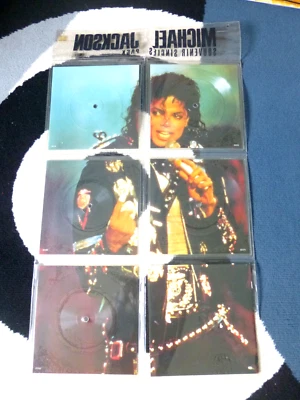 NMINT *UNPLAYED* MICHAEL JACKSON - SOUVENIR SINGLES PACK VINYL PICTURE DISCS MJ5 - Image 1 of 4