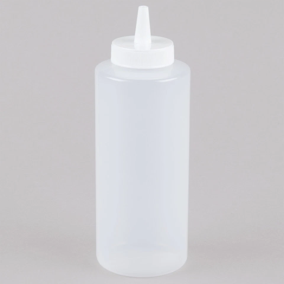 12 oz Clear Plastic Flocking Applicator - Squeeze Applicator - Image 1 of 1