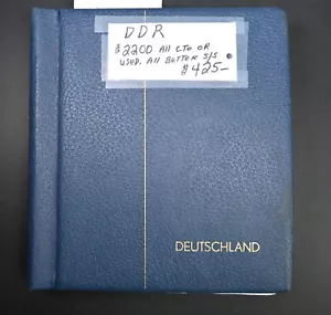 DDR DDR 1949-1969 Briefmarkensammlung Leuchtturm Album Kat 2200 $ - Bild 1 von 16