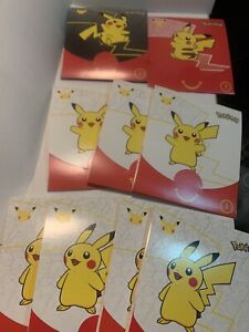 Pokemon 25th Anniversary 2021 McDonald's Lot of 9 - No cards - Some Deck Boxes