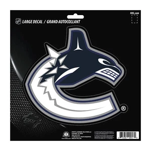 Fanmats NHL Vancouver Canucks Decal Large 8"X8" Auto RV Boat Cooler Luggage  - Picture 1 of 2