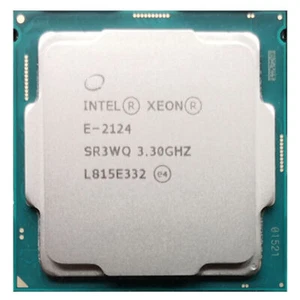 Intel Xeon E-2124 3.3GHz SR3WQ 8MB 4 Core 4 Threads LGA1151 71 W CPU Processor - Picture 1 of 2