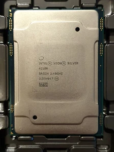 Intel Xeon Silver 4210R SRG24 10 Core CPU 3,20GHz LGA3647 Xeon Scalable 2nd Gen - Bild 1 von 1