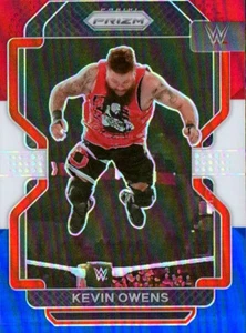 2022 Panini Prizm WWE - Red, White and Blue Parallel #124 Kevin Owens - Picture 1 of 2