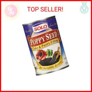 Solo Poppy Seed Cake & Pastry Filling (12.5 oz Cans) 2 Pack - Picture 1 of 2
